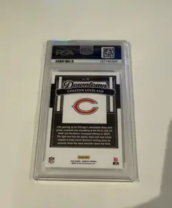 2025 PANINI DONRUSS DOWNTOWN HORIZONTAL #16 COLSTON LOVELAND ROOKIE RC PSA 10 - Image 2