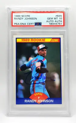 Randy John 1989 Score #645 ROOKIE RC PSA 10 DNA AUTO 📈 HOF - Image 1