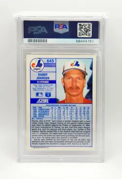 Randy John 1989 Score #645 ROOKIE RC PSA 10 DNA AUTO 📈 HOF - Image 3