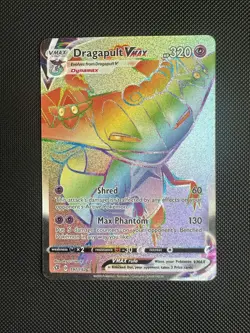 Pokemon TCG Dragapult VMAX Secret Rare Rebel Clash 197/192 NM - Image 1