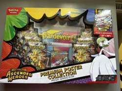 Pokemon TCG Mega Gardevoir Premium Poster Collection Box Brand New Sealed - Image 1