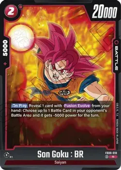 Son Goku : BR - FB09-010 R Dragon Ball Super Card - Image 1