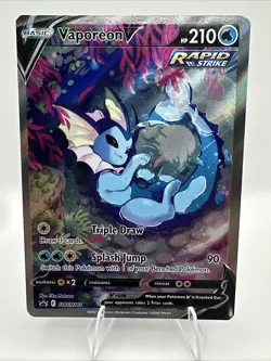 Vaporeon V SWSH181 SWSH: Sword & Shield Promo Cards Holo - Image 2