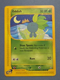 Pokemon TCG e-Card Series Aquapolis Oddish 097/147 - Image 1