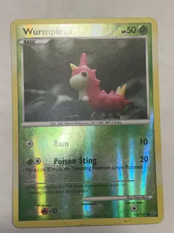 2009 Pokemon Wurmple Platinum Reverse Holo Base Set Card 103/127 NM Yuka Morii - Image 1
