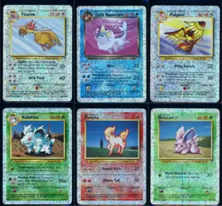 Pokemon LEGENDARY COLLECTION - 6 Reverse Holo Cards - ENG - Heavily Played - Image 1
