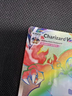 Pokemon TCG Charizard VMAX 074/073-RAINBOW/HOLO 2020 HP 330! Super Clean Card MT - Image 2
