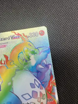 Pokemon TCG Charizard VMAX 074/073-RAINBOW/HOLO 2020 HP 330! Super Clean Card MT - Image 3