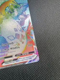 Pokemon TCG Charizard VMAX 074/073-RAINBOW/HOLO 2020 HP 330! Super Clean Card MT - Image 4