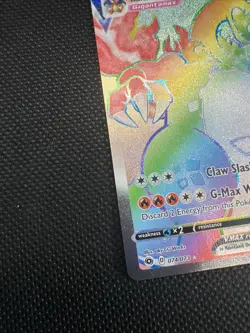 Pokemon TCG Charizard VMAX 074/073-RAINBOW/HOLO 2020 HP 330! Super Clean Card MT - Image 5