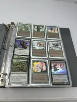 Magic The Gathering Binder With Duplicates WOTC Playable Trading Cards See Photo - Image 1