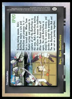 Pokemon Cards EP20 Bye, Bye Butterfree #142 Topps Trading Cards Series 2 LP *2 - Image 2