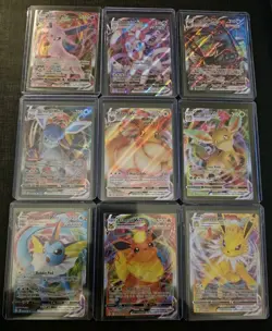 Eeveelution Vmax 9 Card Complete Set Pokemon Evolving Skies NM Umbreon Eevee - Image 1