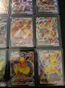 Eeveelution Vmax 9 Card Complete Set Pokemon Evolving Skies NM Umbreon Eevee - Image 5
