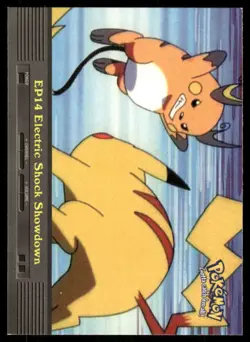 Pokemon Cards EP14 Electric Shock Showdown Topps Trading Cards Series 2 LP *5 - Image 1