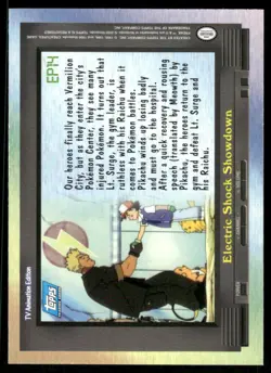 Pokemon Cards EP14 Electric Shock Showdown Topps Trading Cards Series 2 LP *5 - Image 2
