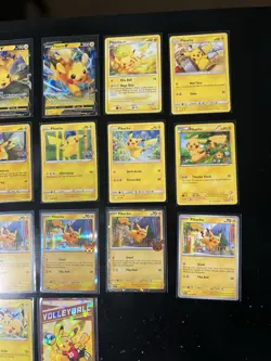Pokemon TCG 18 Card Lot - ALL PIKACHU - V, EX, Pokemon Go, Commons, Holos - Image 3
