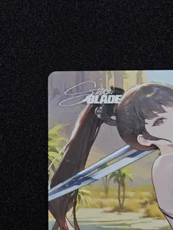 Nivel Arena Stellar Blade Eve Event Promo First Second Player Card Korean TCG, - Image 2