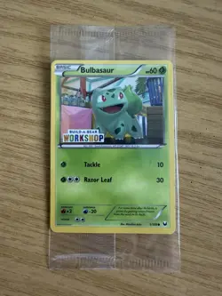 Bulbasaur 1/108 Build A Bear Workshop Promo Stamped Pokemon Card Sealed - Mint! - Image 1