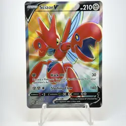 Scizor V 183/189 Darkness Ablaze Pokemon TCG Card Near Mint Condition - Image 1