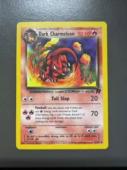 ✅Dark Charmeleon Gold W〽 Stamp Promo 32/82 Pokemon Card ✅ - Image 1