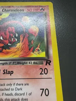 ✅Dark Charmeleon Gold W〽 Stamp Promo 32/82 Pokemon Card ✅ - Image 2