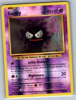 Gastly 47/108 Reverse Holo XY - Evolutions - Pokemon Card - NM - Image 1