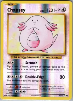 Chansey 70/108 Reverse Holo XY - Evolutions - Pokemon Card - NM - Image 1