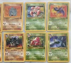 Pokemon TCG Vintage 20-Card Lot 1999 Jungle/Fossil/Water Rhydon Slowbro Dewgong - Image 4
