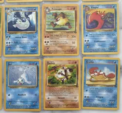 Pokemon TCG Vintage 20-Card Lot 1999 Jungle/Fossil/Water Rhydon Slowbro Dewgong - Image 5
