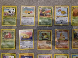 🔥 Jungle Set Complete Uncommon & Common Pokemon Cards Bundle 1999 WOTC 🔥 - Image 2