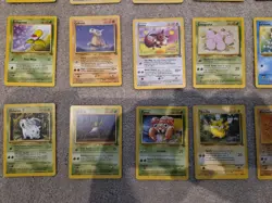 🔥 Jungle Set Complete Uncommon & Common Pokemon Cards Bundle 1999 WOTC 🔥 - Image 4