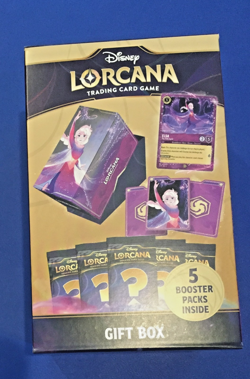 Factory Sealed Disney Lorcana: Fabled Elsa Gift Set Trading Card Game 5 Boosters - Image 1