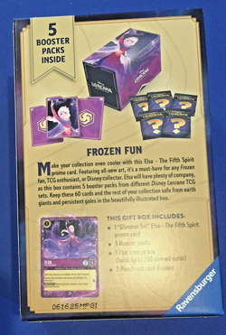 Factory Sealed Disney Lorcana: Fabled Elsa Gift Set Trading Card Game 5 Boosters - Image 3