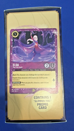 Factory Sealed Disney Lorcana: Fabled Elsa Gift Set Trading Card Game 5 Boosters - Image 4