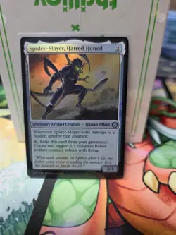 NM Foil Spider-Slayer, Hatred Honed, MTG, Marvel's Spider-Man, Magic, 175 - Image 1