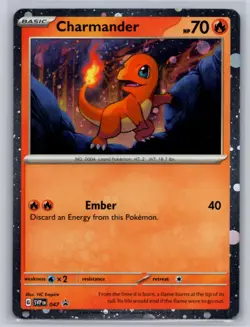 Charmander (Cosmos Holo) 047 Promo Scarlet & Violet Promo Pokemon Near Mint - Image 1