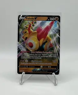 Pokemon TCG Falinks V Rebel Clash 110/192 Holo Ultra Rare - Image 1