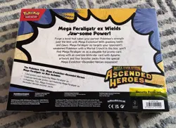 Pokemon TCG - Mega Evolution - Ascended Heroes - Mega Feraligatr EX Box - New - Image 2