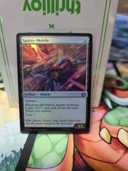 NM Foil Spider-Mobile, MTG, Marvel's Spider-Man, Magic the Gathering, 174 - Image 1