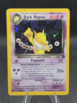 Dark Hypno (Holo) 9/82 Pokemon Team Rocket Unlimited - NM - Image 1