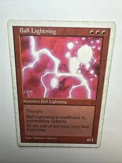 Ball Lightning MTG Core Set 5th Edition Regular 1997 Magic: The Gathering CardMP - Image 2