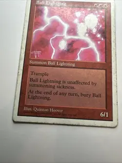 Ball Lightning MTG Core Set 5th Edition Regular 1997 Magic: The Gathering CardMP - Image 3