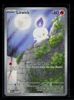 Pokemon 2025 Scarlet & Violet White Flare Litwick #101/86 - Image 1