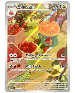 Pokemon Surging Sparks - Appletun - Illustration Rare NM+/MINT - 211/191 - Image 1