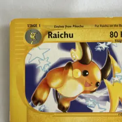 Pokemon Raichu 061/165 Expedition Base Set Regular Rare Stage 1 80HP 2002 - Image 3