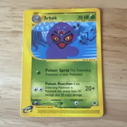 Pokemon TCG Arbok 035/165 Expedition Base Set e-Reader Rare ENG - Image 1