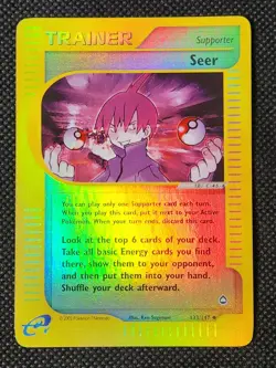 NM Seer Reverse-Holo #133 Aquapolis Pokemon TCG - Image 1