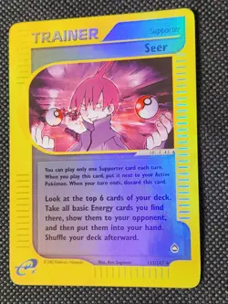 NM Seer Reverse-Holo #133 Aquapolis Pokemon TCG - Image 3