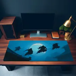 Tribal Ninja Themed Playmat - Kawaii Anime Style Gaming Mat for MTG/TCG - Image 3